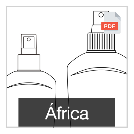 África: 130 ml, 260 ml