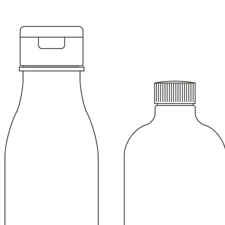 Lecherita: 320 y 330 ml.