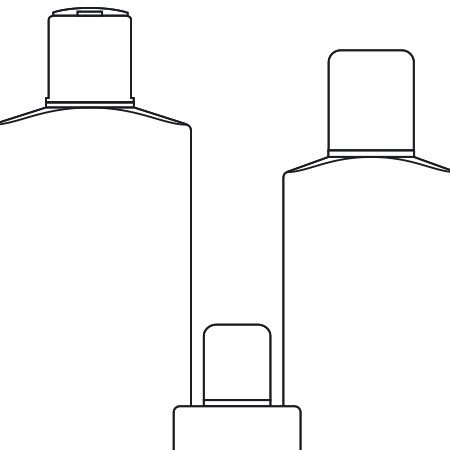 Lido: 35 ml, 180 ml y 260 ml.