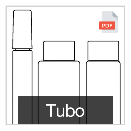 Tubo: 25 ml, 70 ml, 125 ml, 170 ml, 190 ml